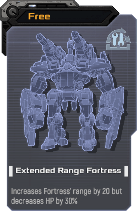 Extended Range Fortress
