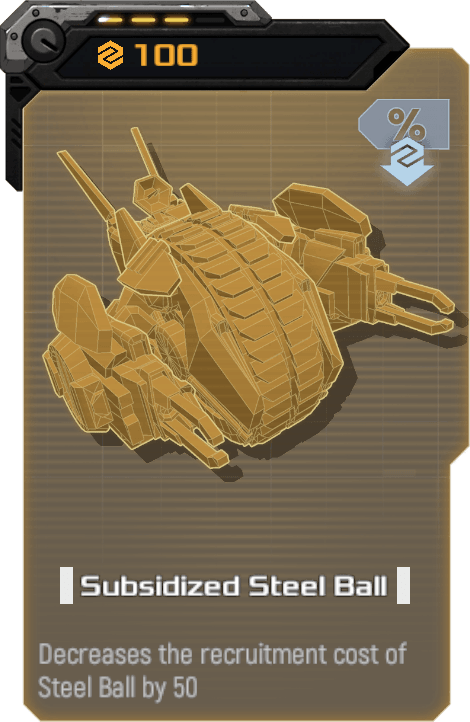 Subsidized Steel Ball
